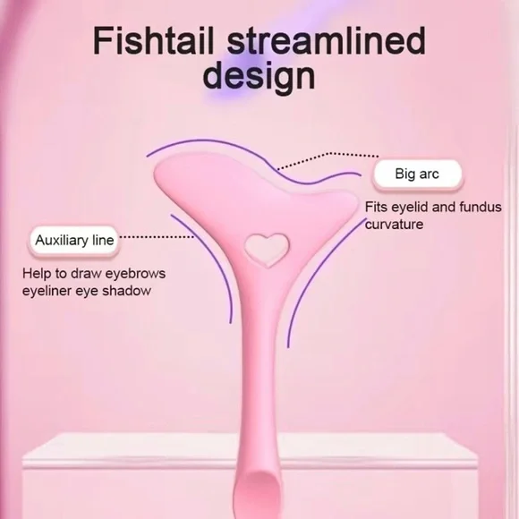 Yellow 4 In 1 Silicone Eyeliner Tool - Picture 7 of 11